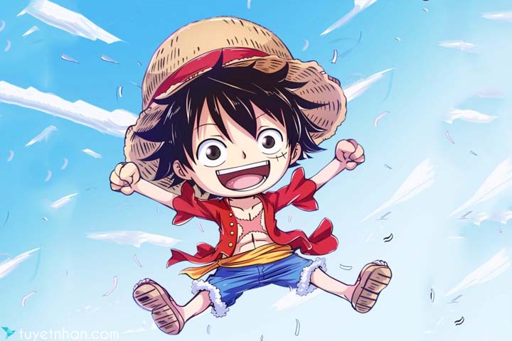 Bộ sưu tập hình ảnh Luffy chibi siêu cute, siêu ngầu