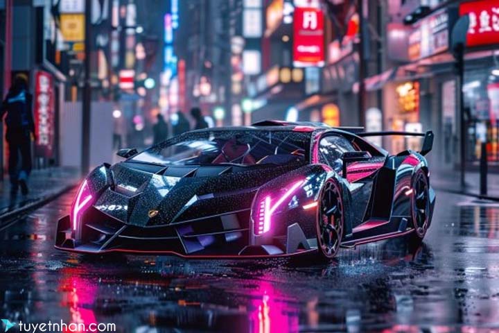 Hình ảnh Lamborghini Veneno siêu xe thể thao độc đáo