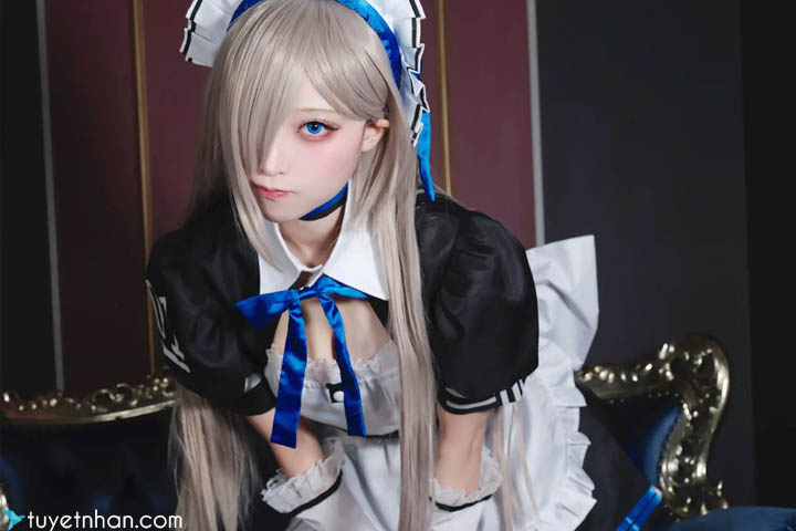 Akichi – Maid Asun Ảnh gái xinh cosplay quyến rũ