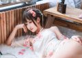 anh-gai-xinh-trung-quoc-mtyh-vol-230-girl-bellyband-flower-stream-yarn