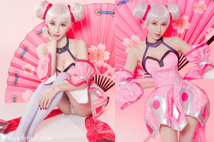 chinese-sexy-girl-cosplay-pink-color