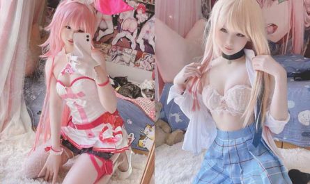 anh-gai-xinh-xidaidai-misa-習呆呆-vol-04-cute-girl-in-pink-dress-hot-cosplay