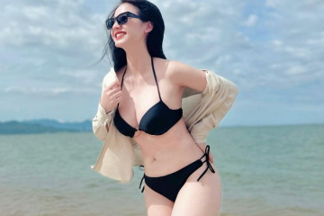 Ảnh Lê Vũ Quỳnh Trâm Nuột Nà Sexy Trong Trang Phục Bikini sexy
