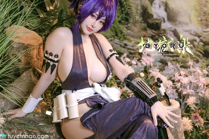 Byoru-Yuzuriha cosplay Sexy Ninja