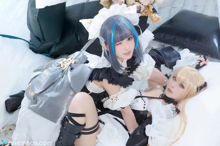 百合欧皇子&肃雨雨雨 – 玛丽萝丝 & 柴郡 | Sexy Cosplay