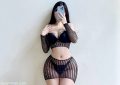 anh-gai-xinh-trung-quoc-ellas-secret-black-lace